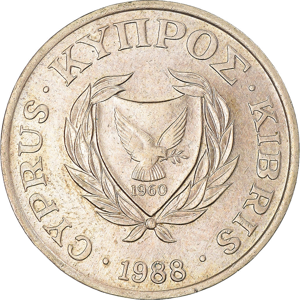 Moneta, Cypr, 5 Cents, 1988