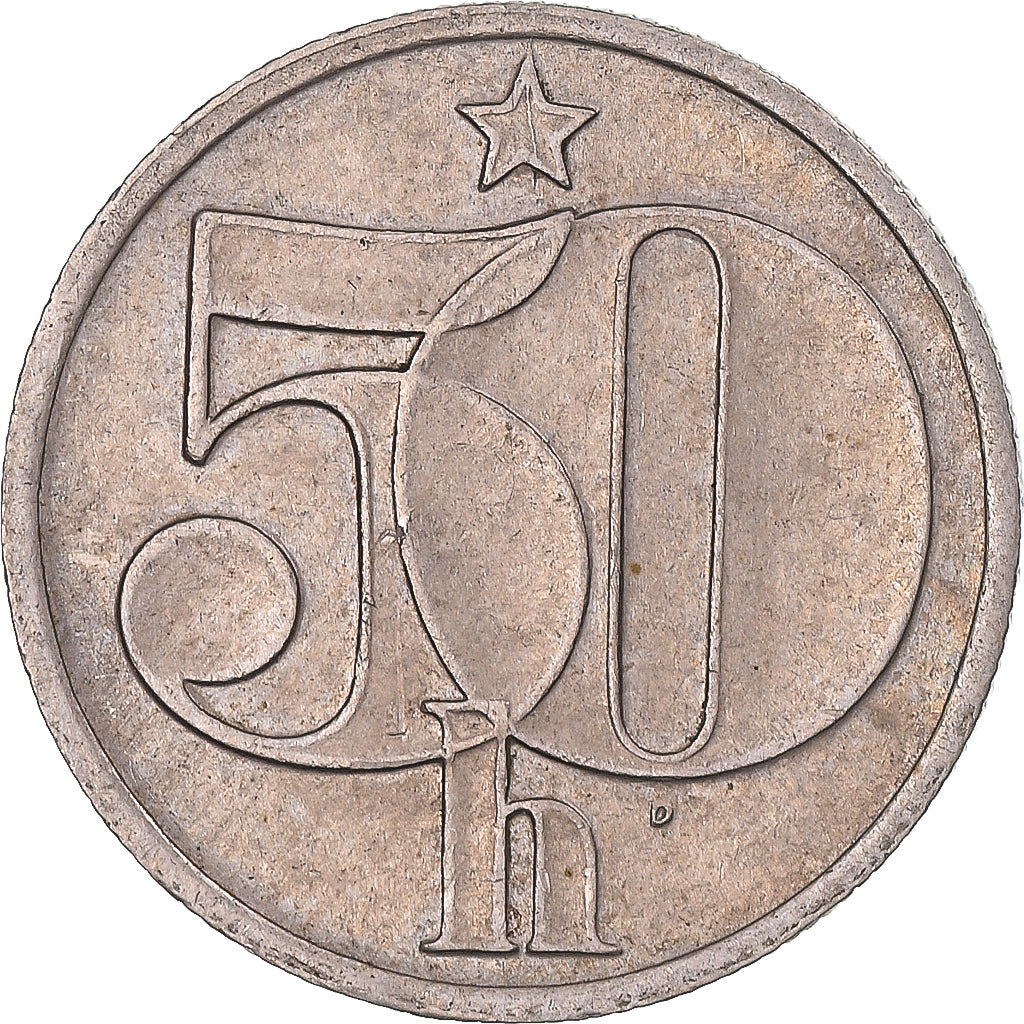 Moeda, Checoslováquia, 50 Haleru, 1979