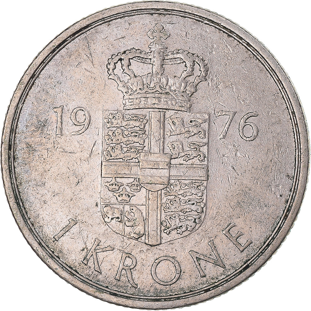 Monnaie, Danemark, Krone, 1976
