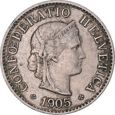 Münze, Schweiz, 5 Rappen, 1905