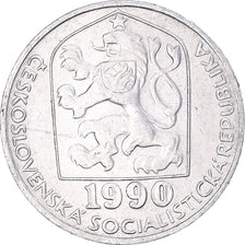 Moeda, Checoslováquia, 5 Haleru, 1990