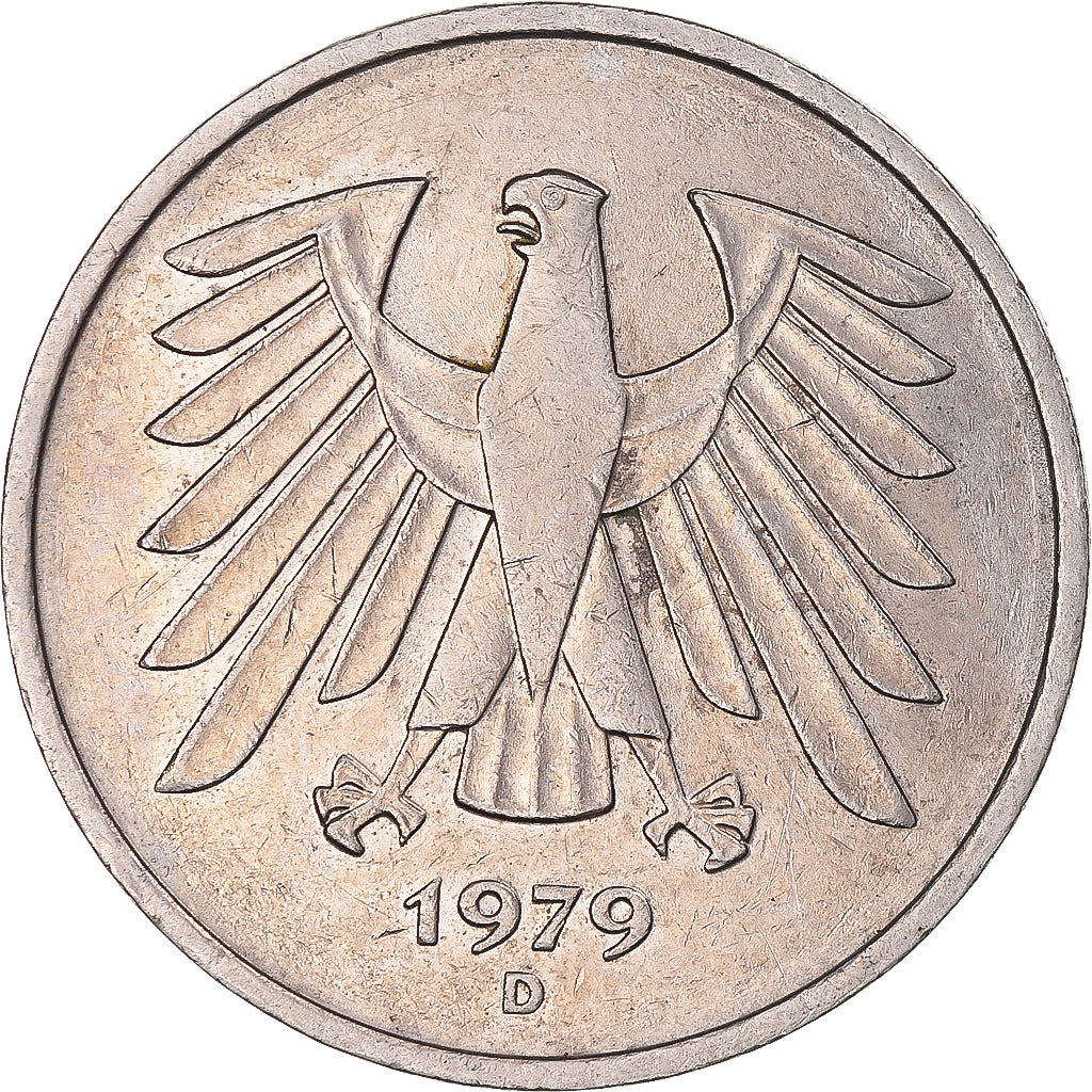 Moneta, Germania, 5 Mark, 1979