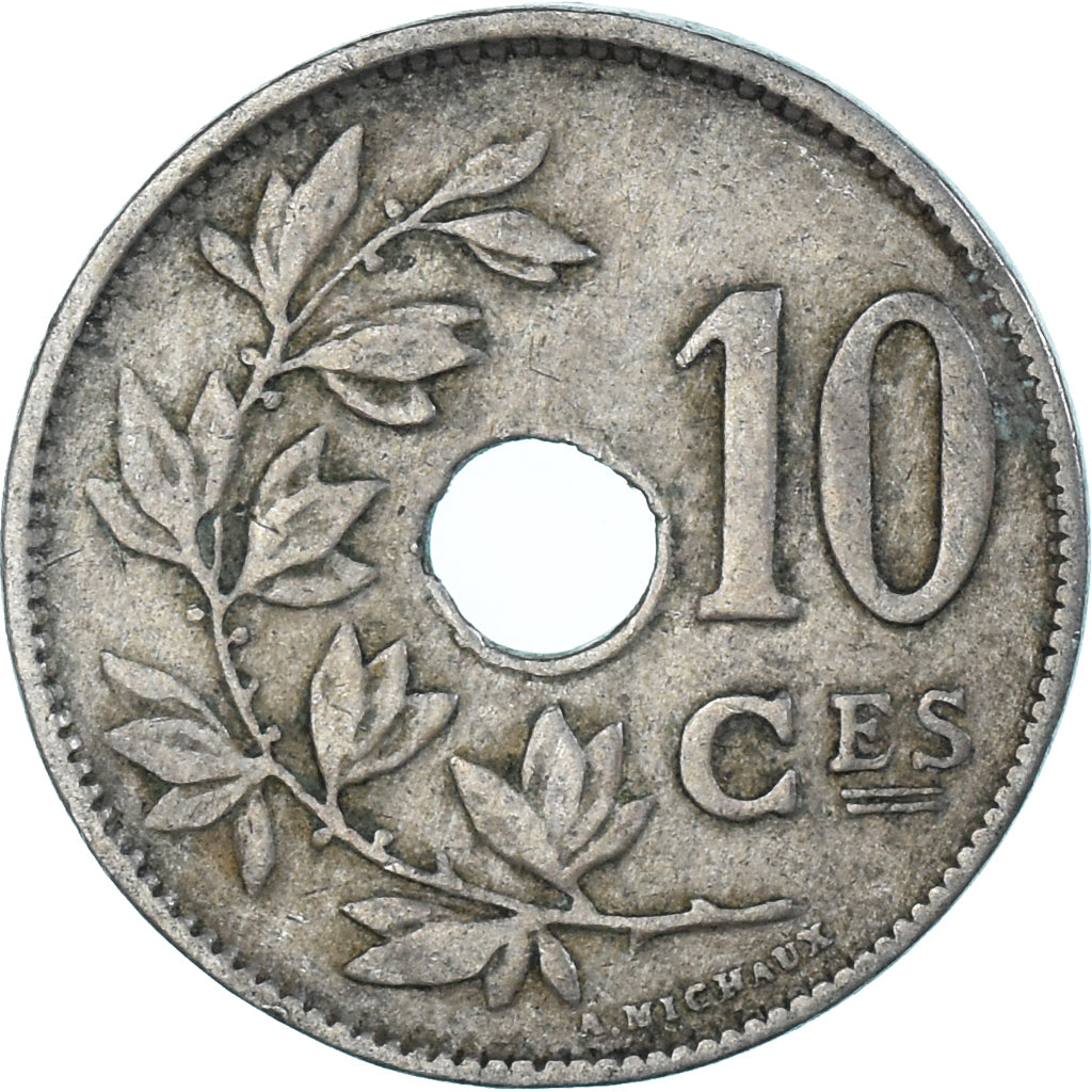 Moneta, Belgio, 10 Centimes, 1923