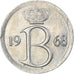 Munten, België, 25 Centimes, 1968