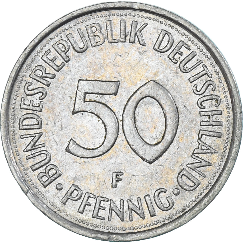 Moneta, Niemcy, 50 Pfennig, 1977