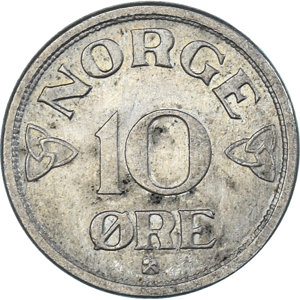 Moneta, Norwegia, 10 Öre, 1952