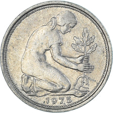Coin, Germany, 50 Pfennig, 1975