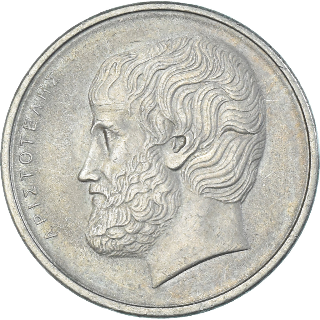 Moneda, Grecia, 5 Drachmai, 1980