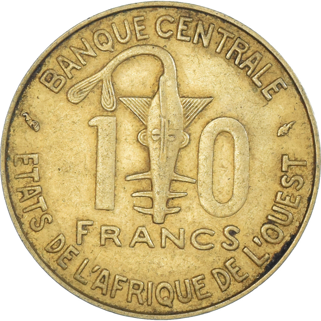 Moeda, Estados da África Ocidental, 10 Francs, 1981