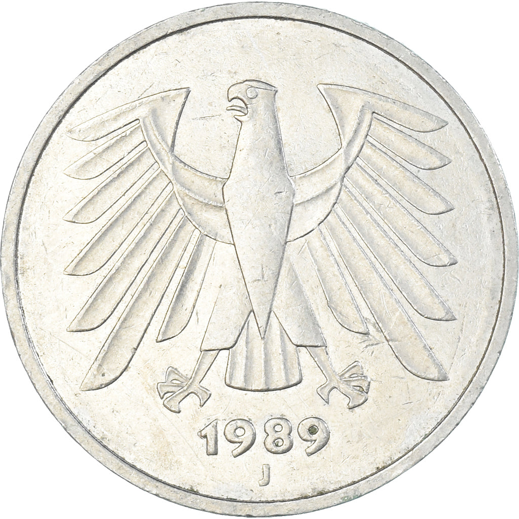 Coin, Germany, 5 Mark, 1989