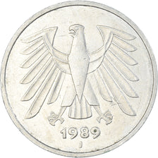 Coin, Germany, 5 Mark, 1989