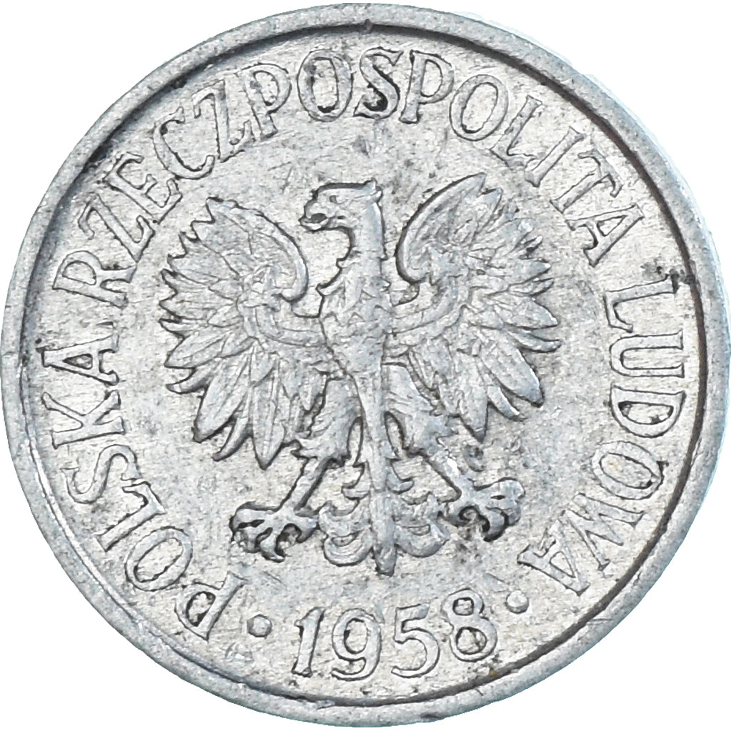 Munten, Polen, 5 Groszy, 1958