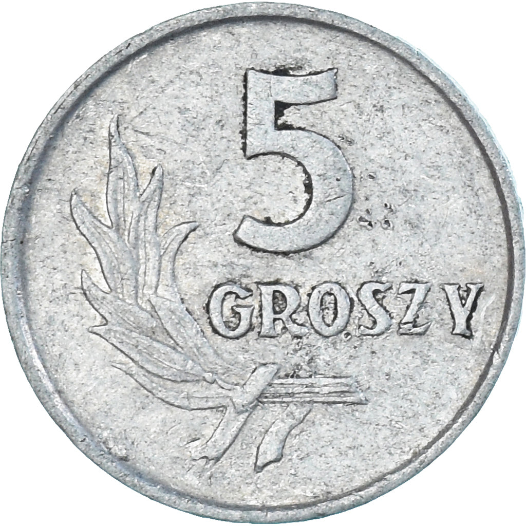Munten, Polen, 5 Groszy, 1958