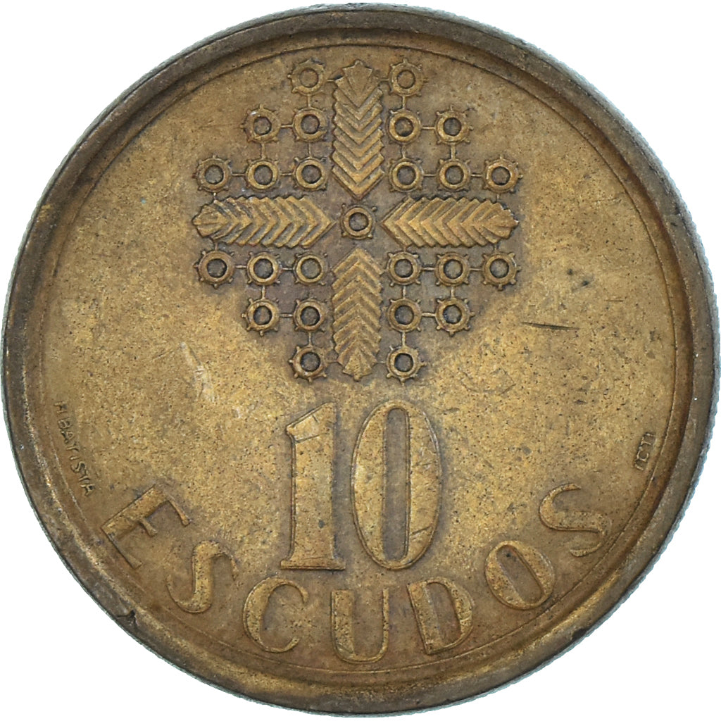 Münze, Portugal, 10 Escudos, 1986