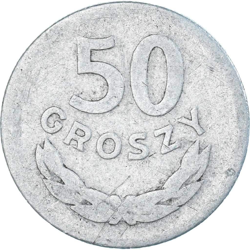 Moneda, Polonia, 50 Groszy, 1949