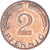 Coin, Germany, 2 Pfennig, 1974