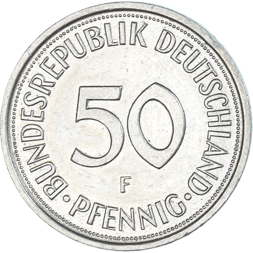 Moneta, Niemcy, 50 Pfennig, 1988