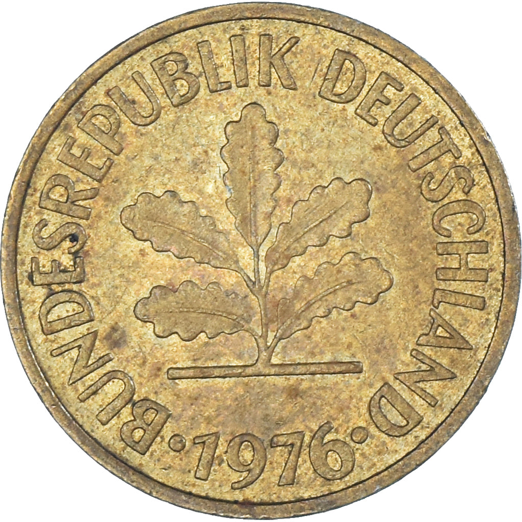Moneta, Germania, 5 Pfennig, 1976