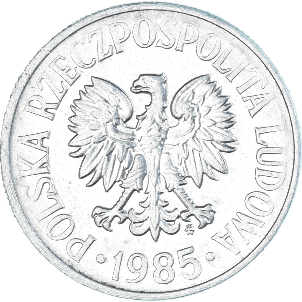 Moneta, Polonia, 50 Groszy, 1985