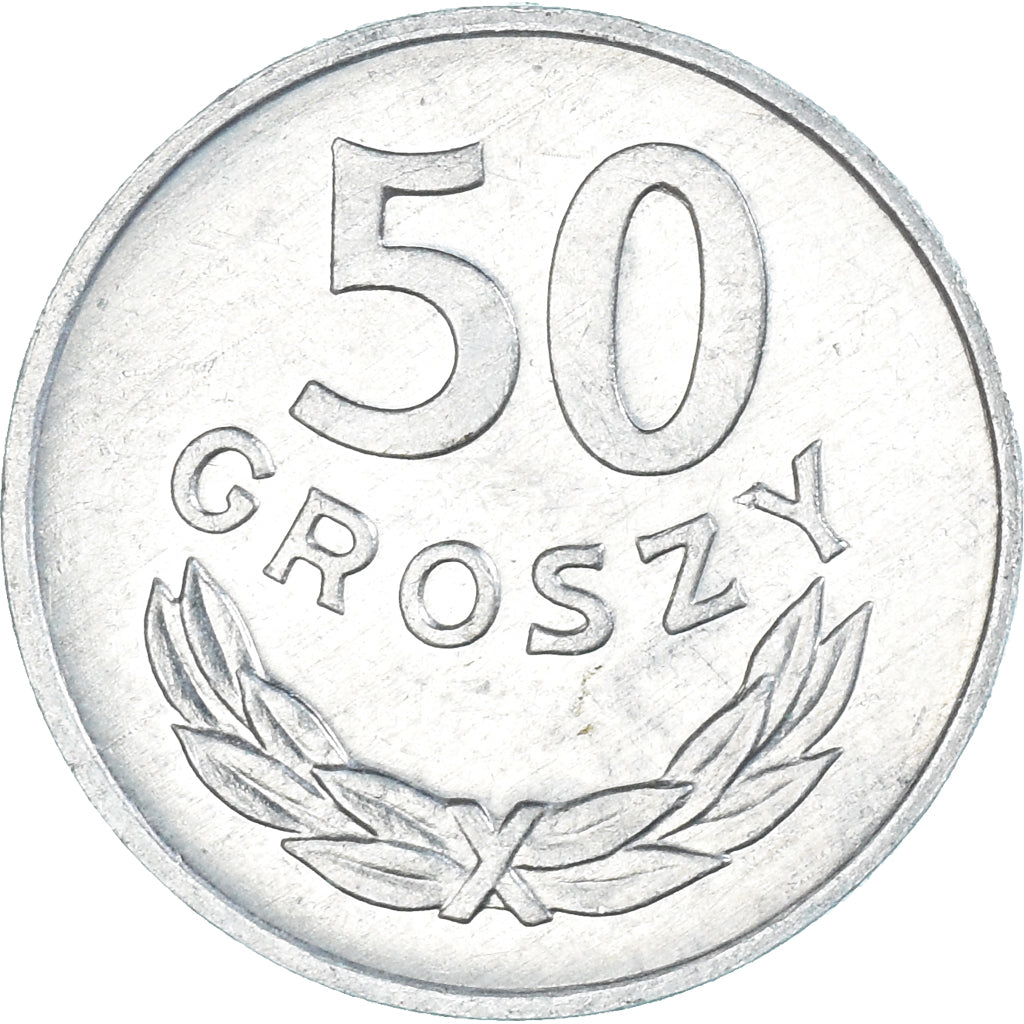 Moneta, Polonia, 50 Groszy, 1985