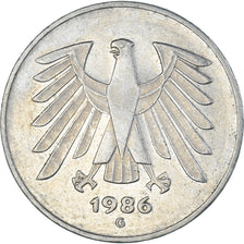 Coin, Germany, 5 Mark, 1986
