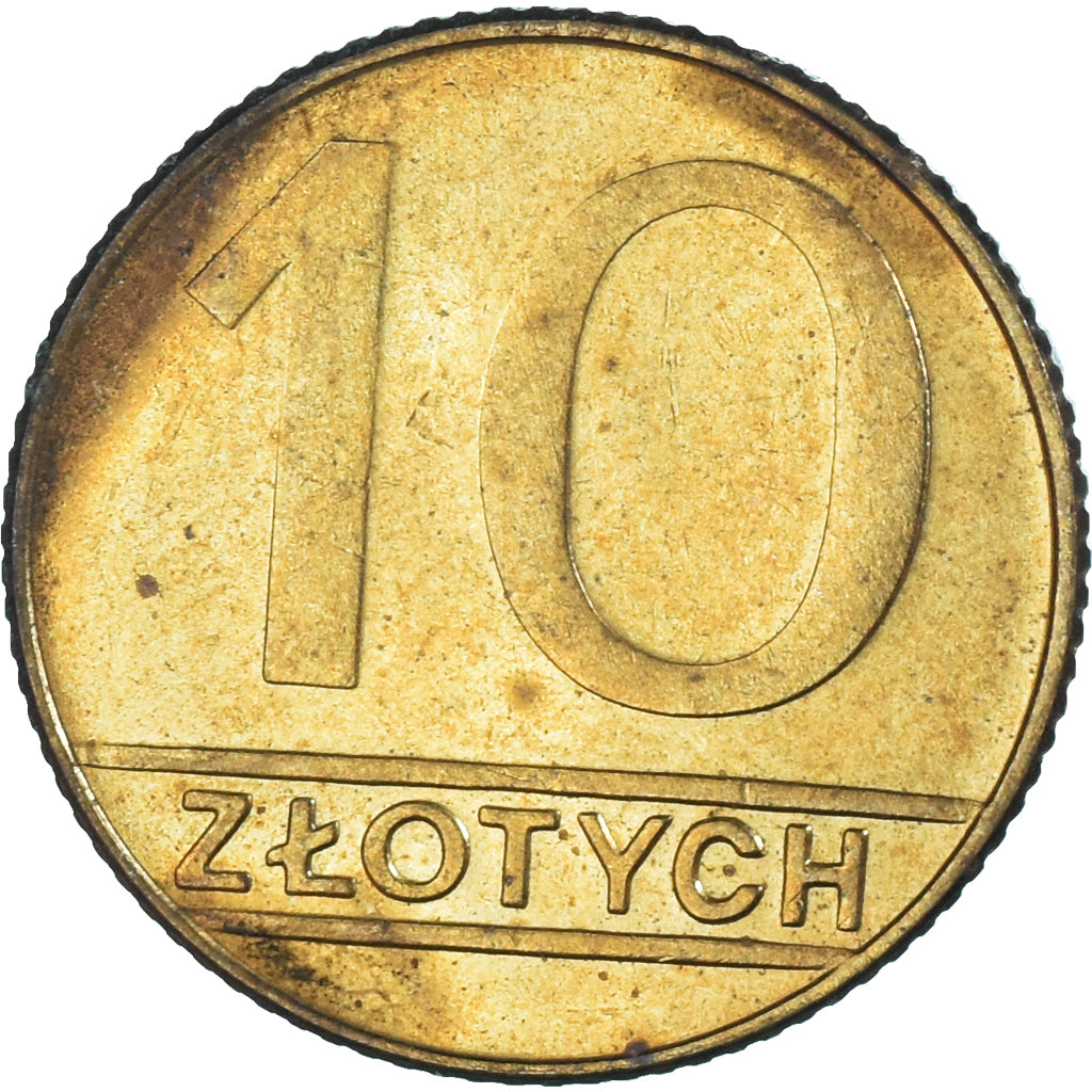 Moneta, Polska, 10 Zlotych, 1990