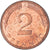 Moneda, Alemania, 2 Pfennig, 1989