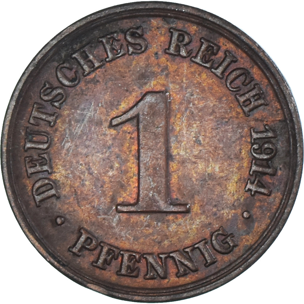 Moneda, Alemania, Pfennig, 1914