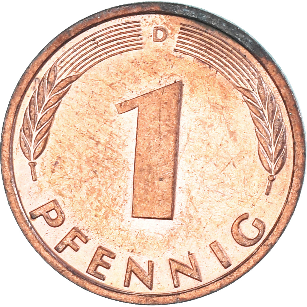 Moneta, Niemcy, Pfennig, 1987