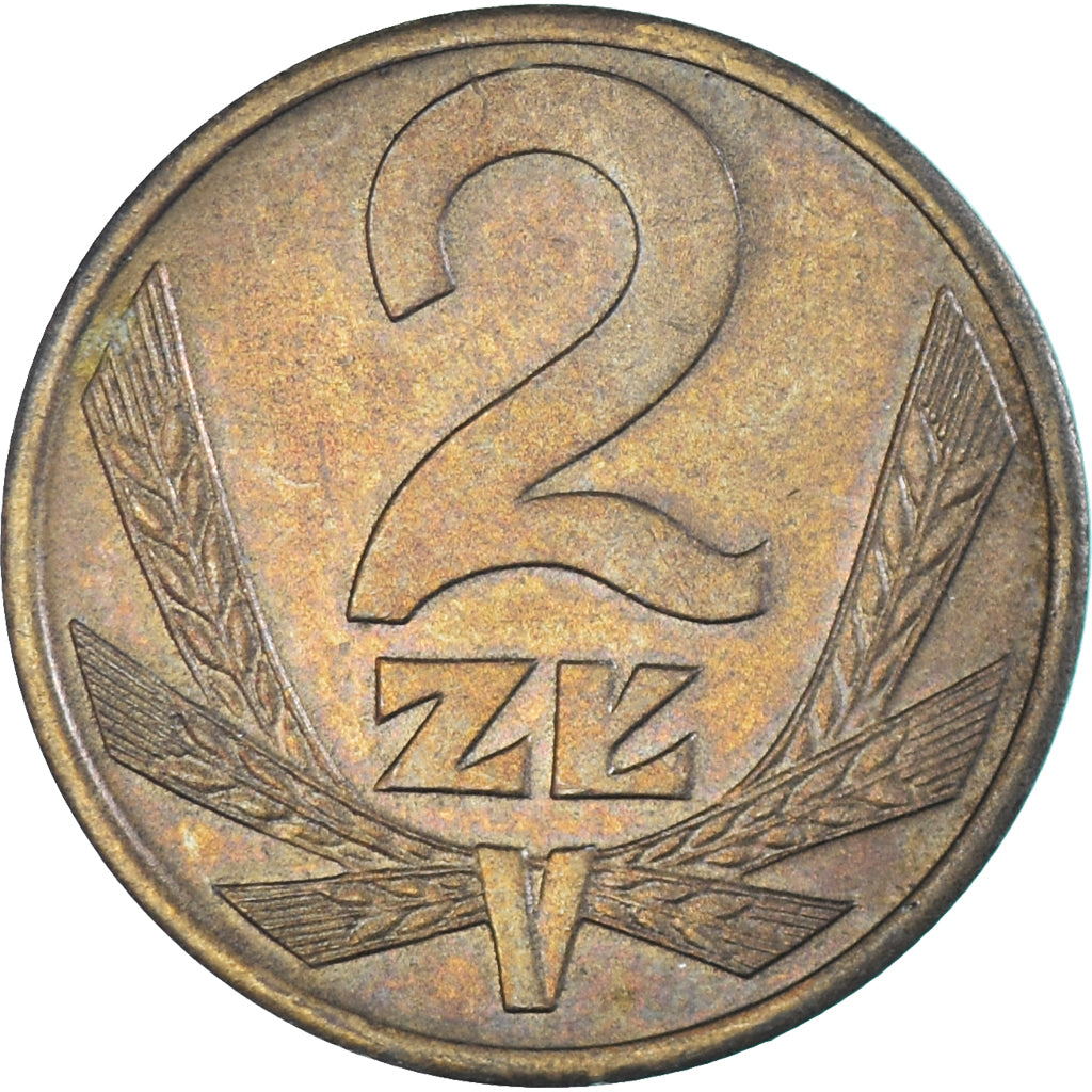 Munten, Polen, 2 Zlote, 1988