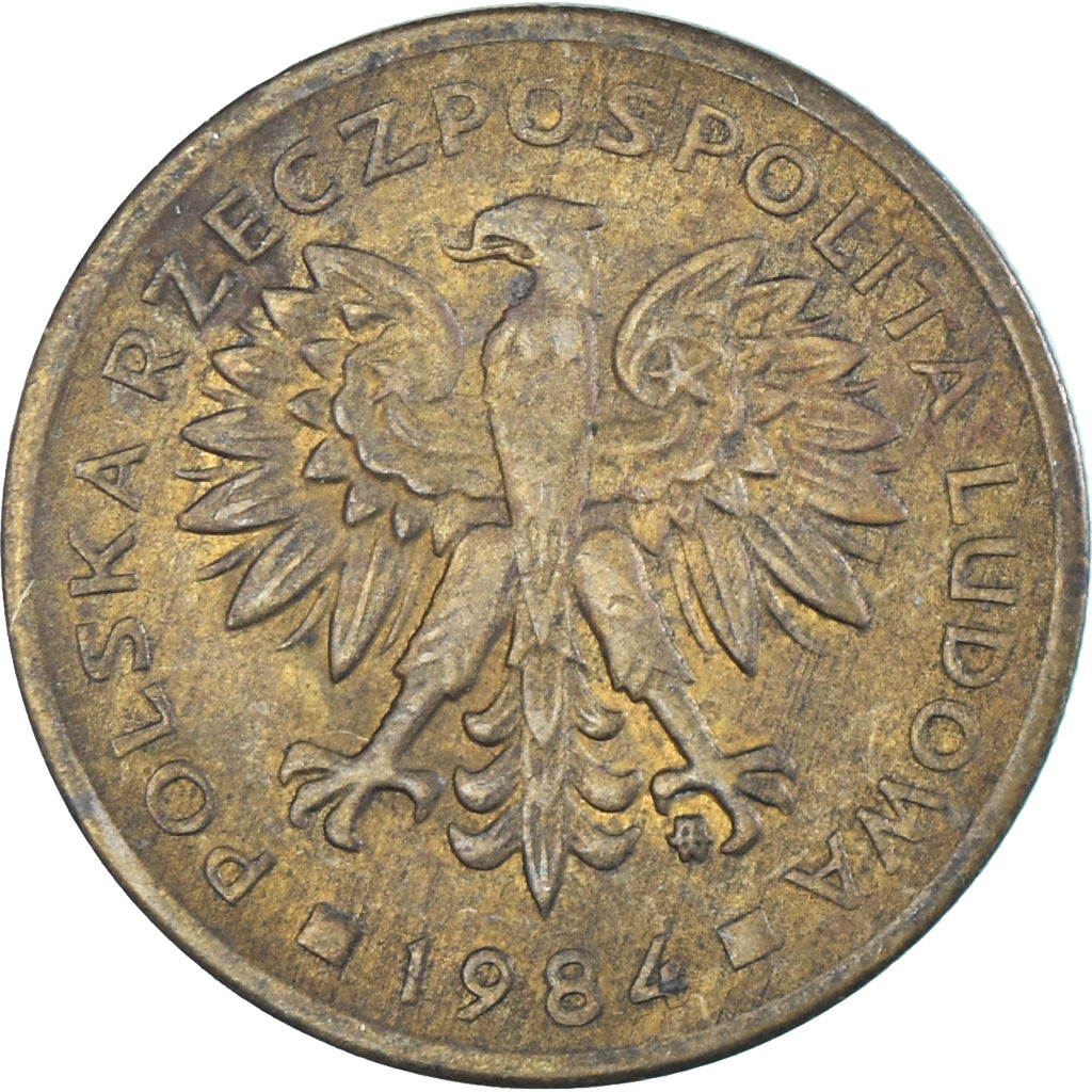 Moneta, Polonia, 2 Zlote, 1984