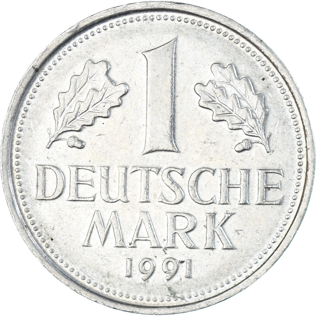 Coin, Germany, Mark, 1991