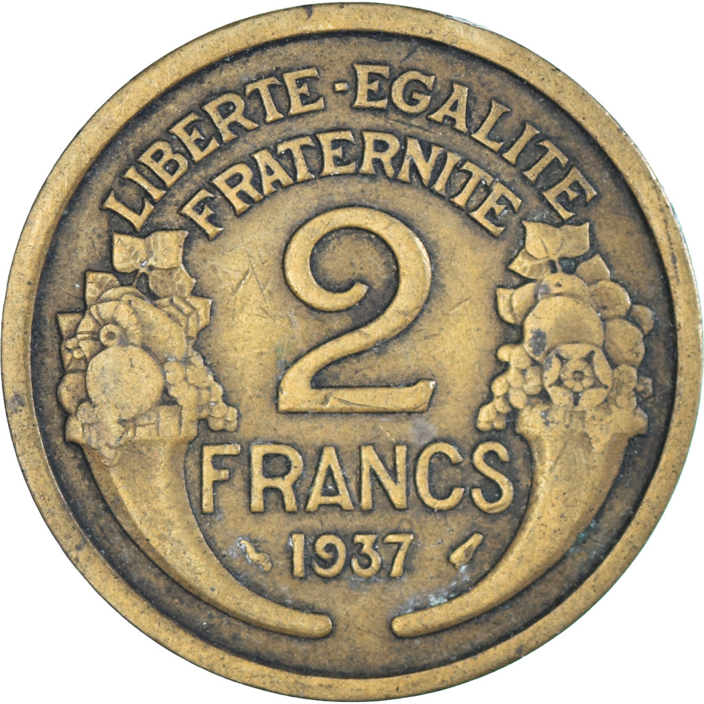 Coin, France, 2 Francs, 1937