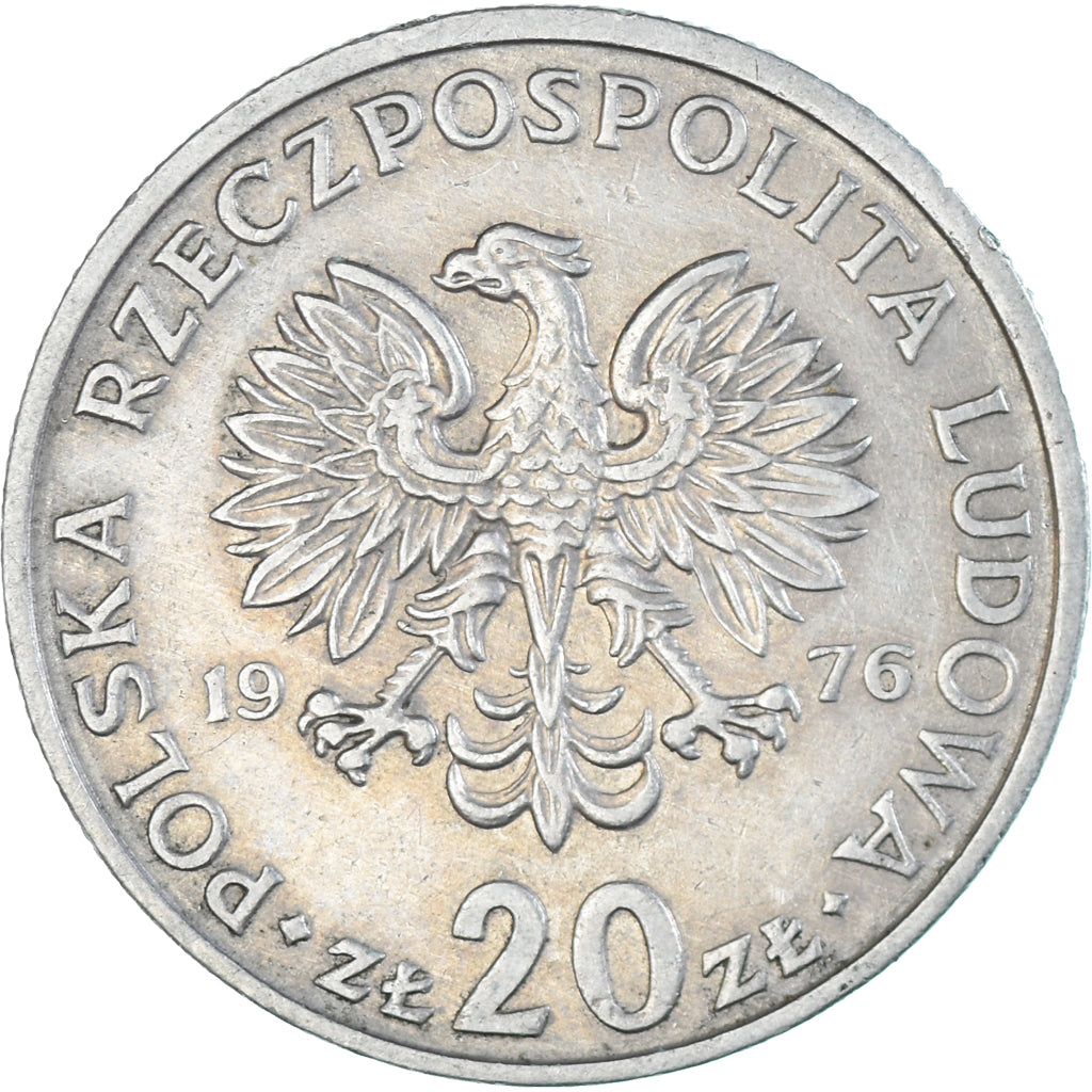 Munten, Polen, 20 Zlotych, 1976