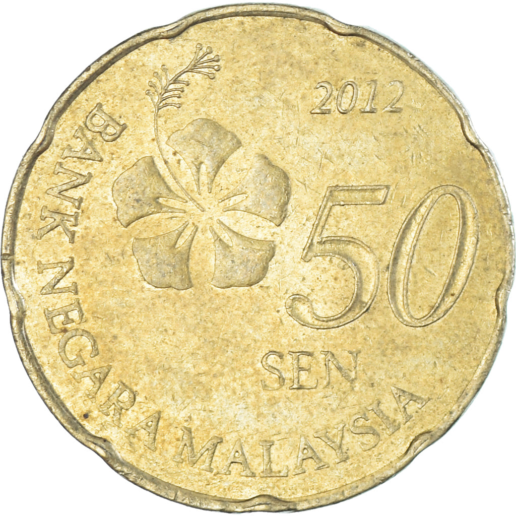 Moneda, Malasia, 50 Sen, 2012