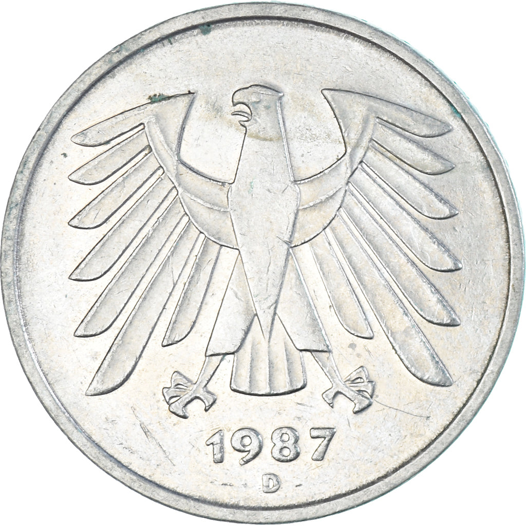 Münze, Deutschland, 5 Mark, 1987