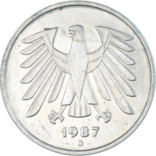 Münze, Deutschland, 5 Mark, 1987