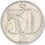 Moneda, Checoslovaquia, 50 Haleru, 1982