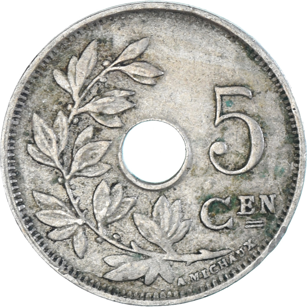 Münze, Belgien, 5 Centimes, 1924
