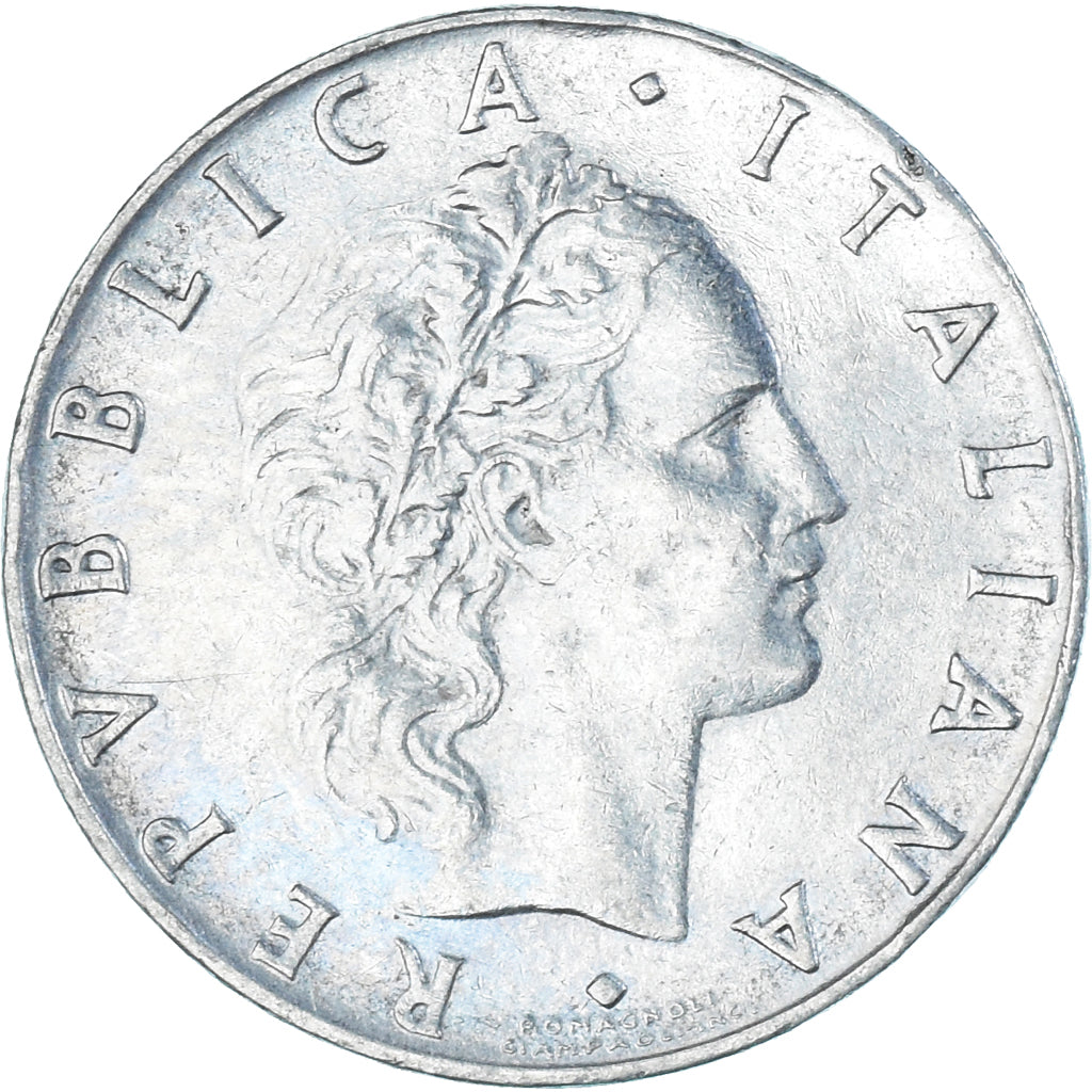 Moneda, Italia, 50 Lire, 1969