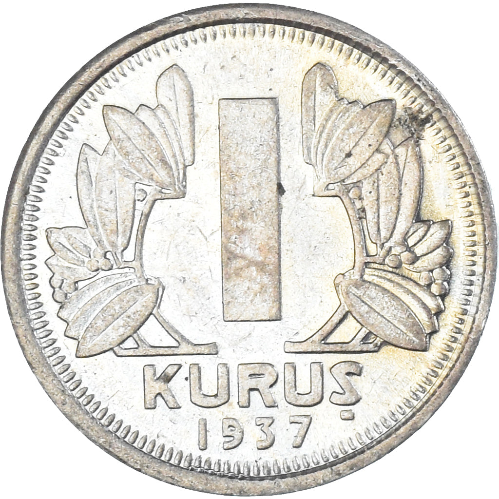 Coin, Turkey, Kurus, 1937