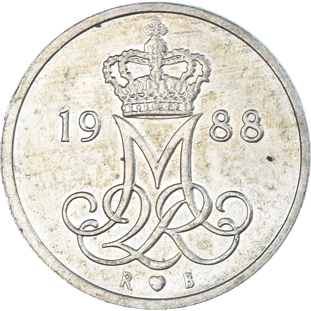 Monnaie, Danemark, 10 Öre, 1988