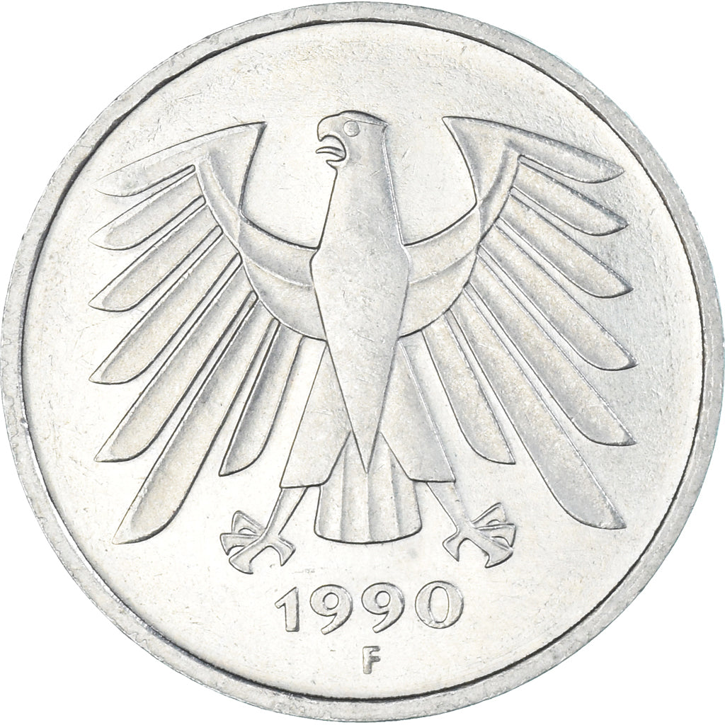 Moneda, Alemania, 5 Mark, 1990