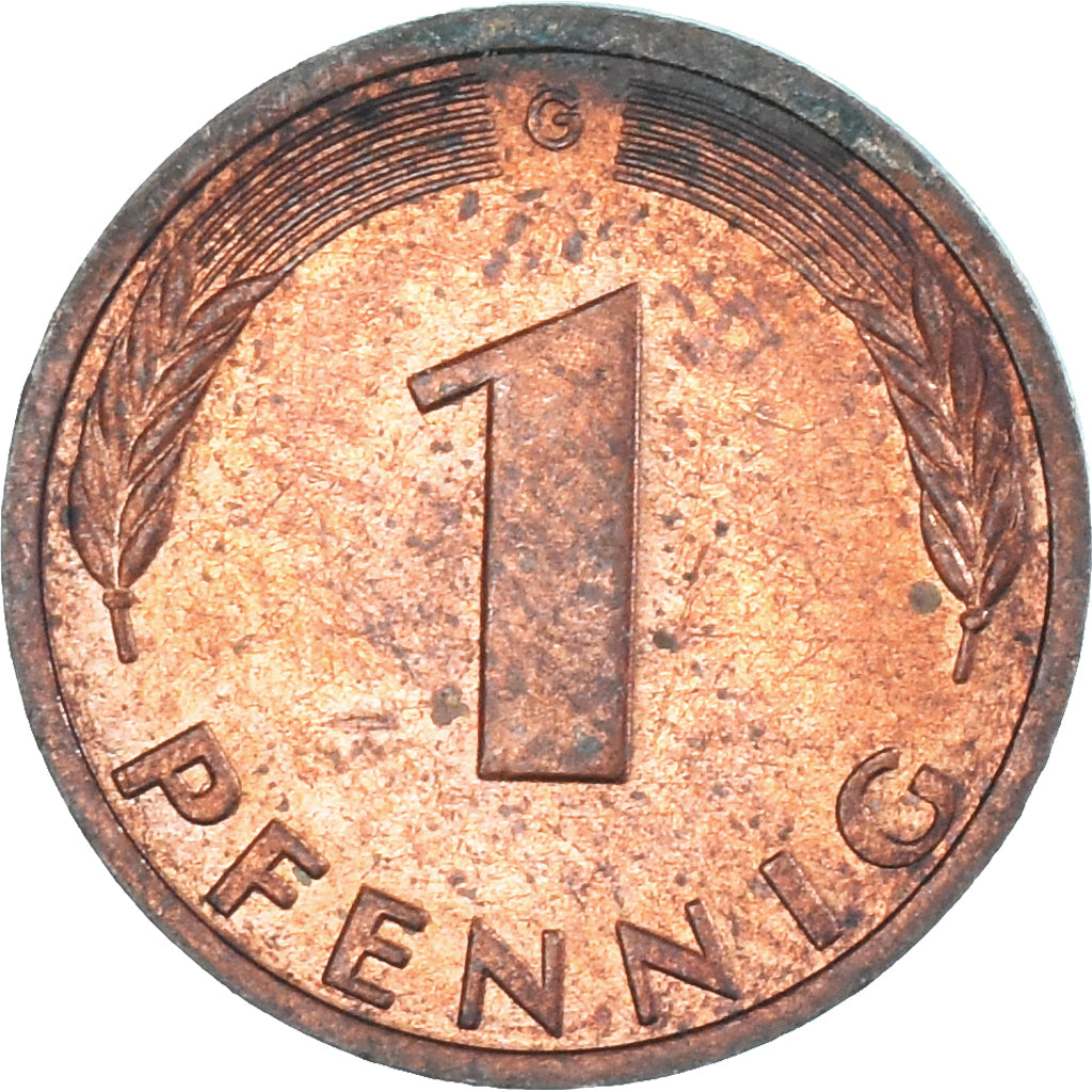 Moneta, Niemcy, Pfennig, 1982
