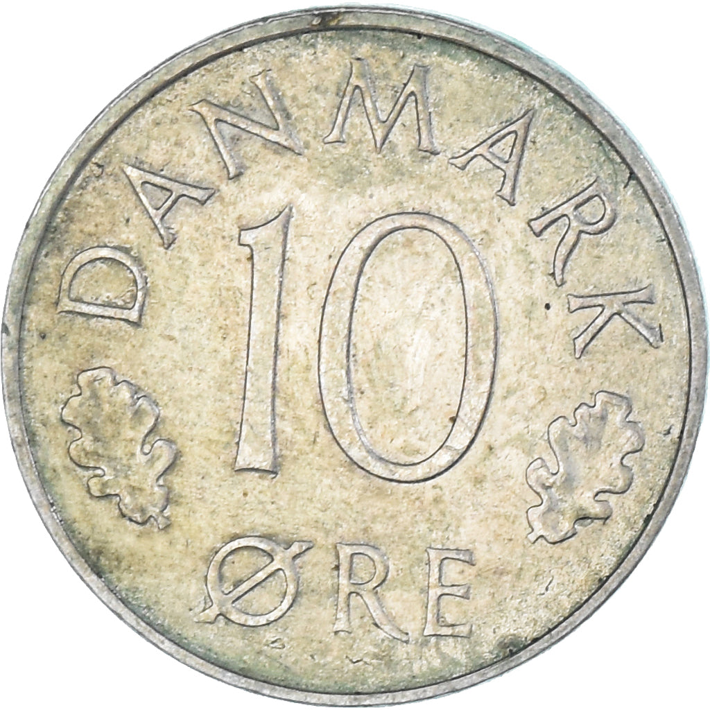 Moneta, Danimarca, 10 Öre, 1983