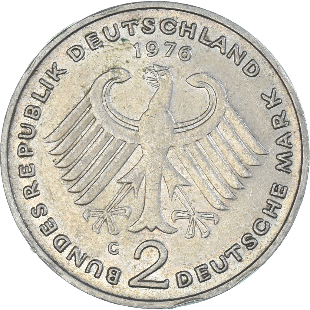 Moneta, Germania, 2 Mark, 1976