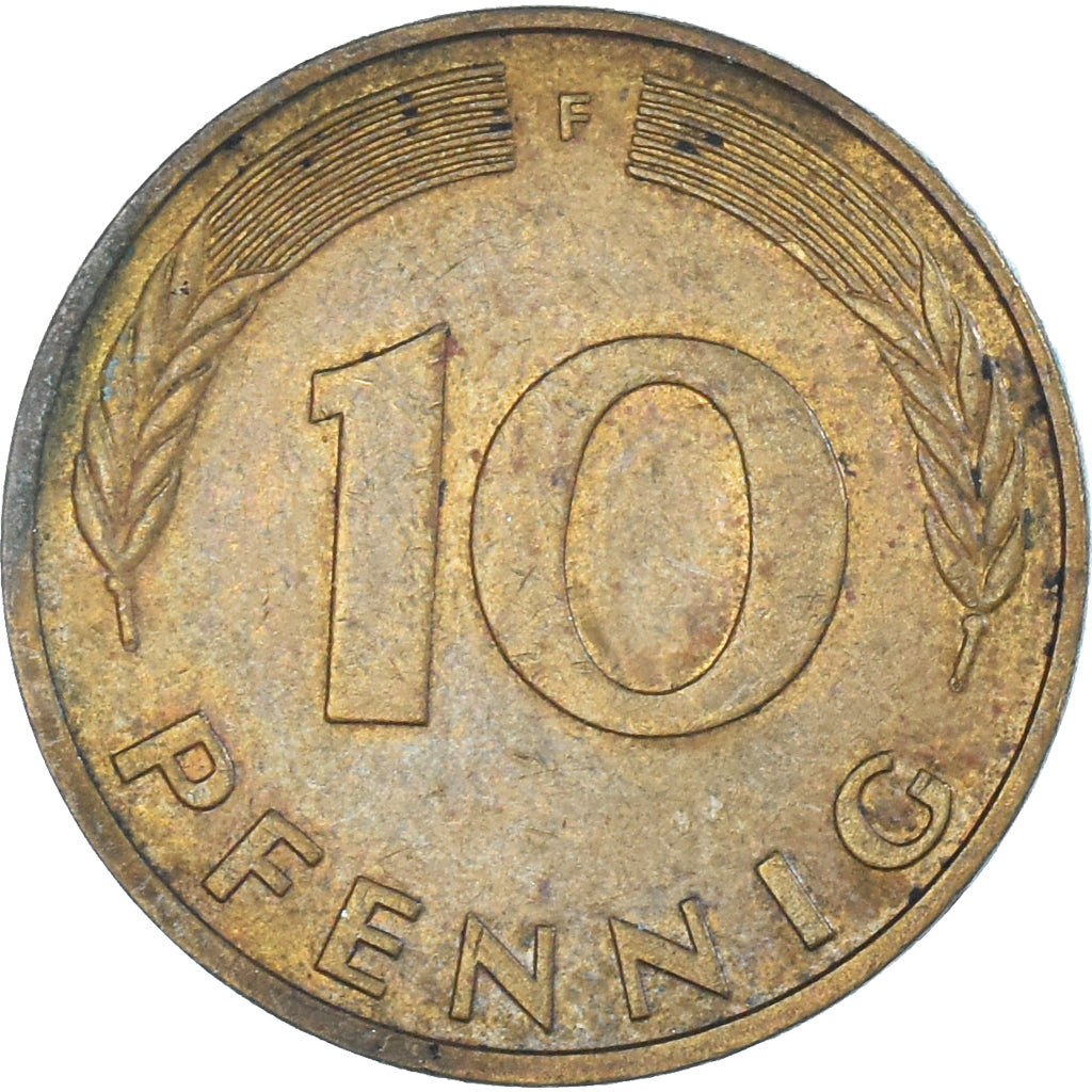 Münze, Deutschland, 10 Pfennig, 1983