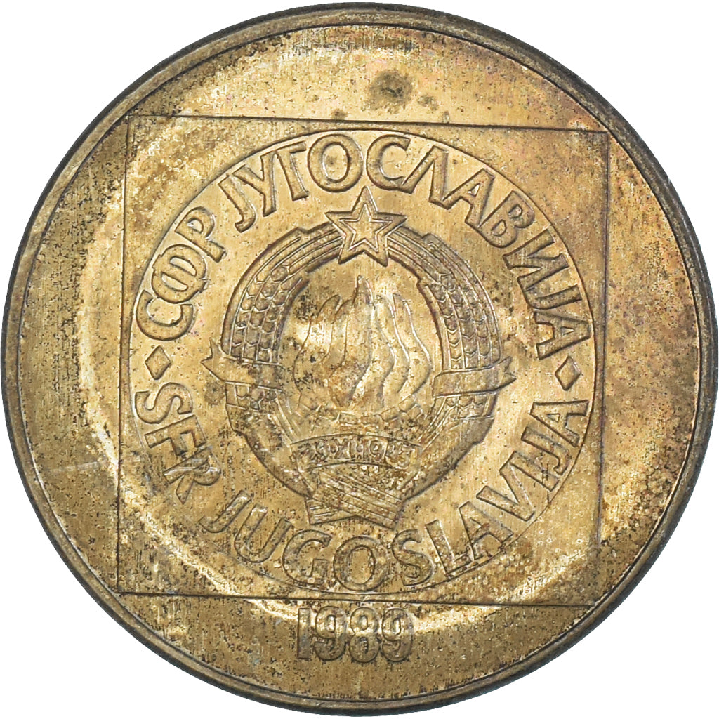 Coin, Yugoslavia, 100 Dinara, 1989