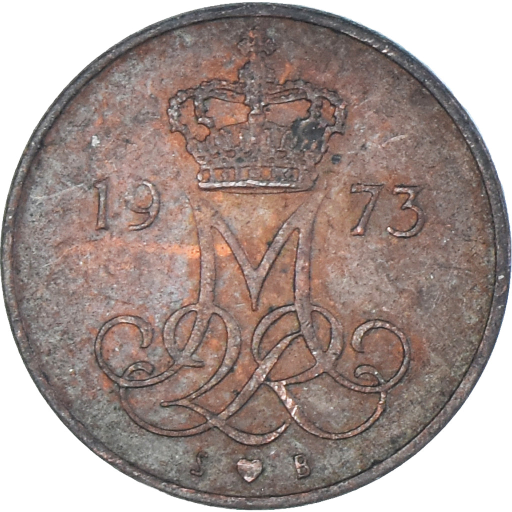 Moneta, Danimarca, 5 Öre, 1973