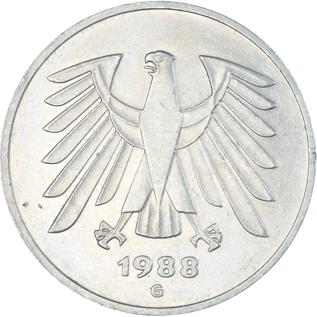 Munten, Duitsland, 5 Mark, 1988
